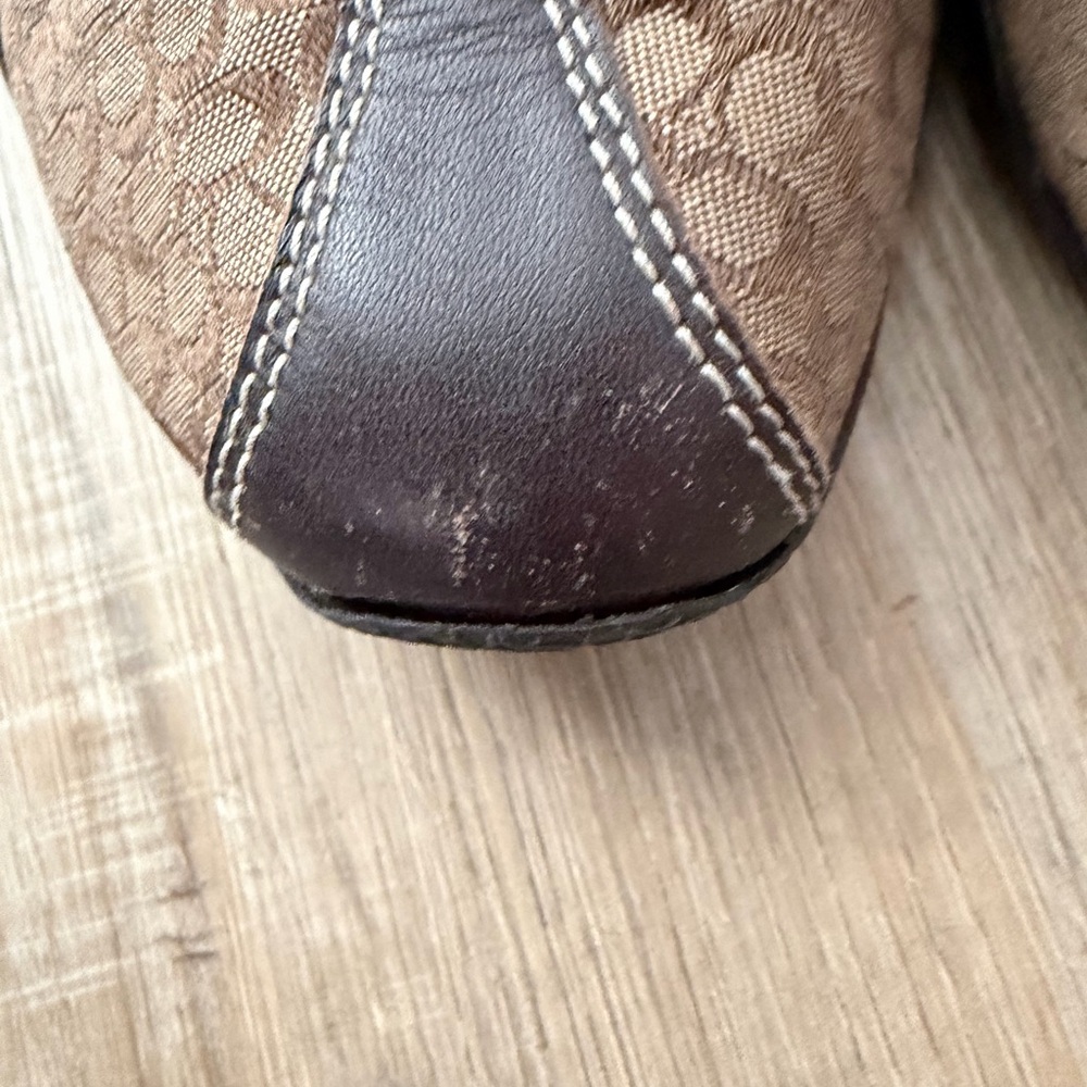 Coach Men's Brown Patterned Sneakers - Picture 4 of 8